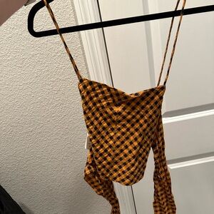 ZARA New with tags Checkered Women's top